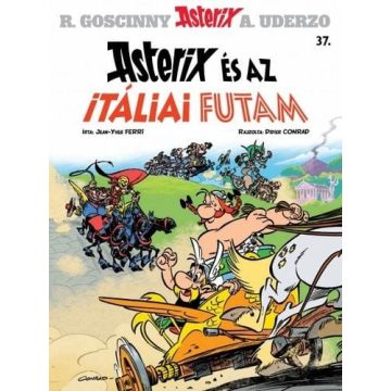 Uderzo Albert: Asterix 37. - Asterix és az itáliai futam