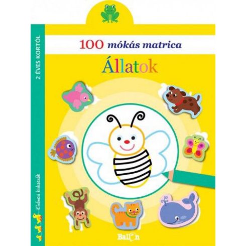 : 100 mókás matrica - Állatok