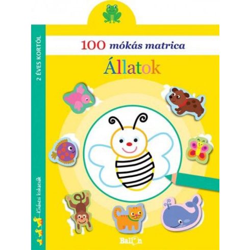 100 mókás matrica - Állatok