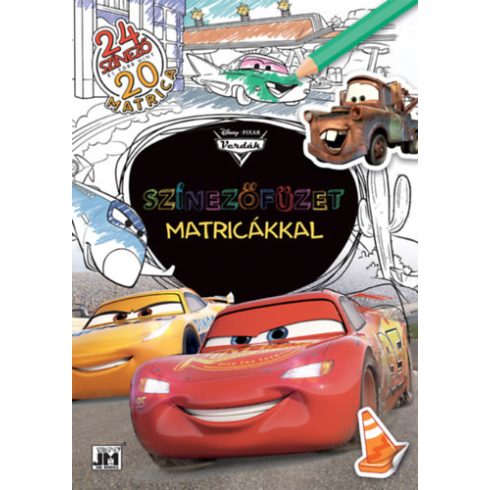 Színezőfüzet matricákkal: Verdák (20 matrica)