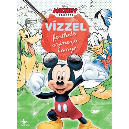 Vízzel festhető színezőkönyv - Mickey és barátai