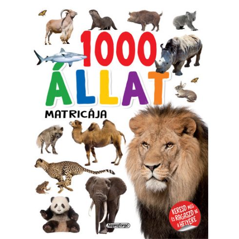 : 1000 állat matricája - Fehér