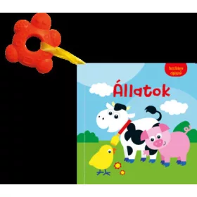Textilkönyv rágókával - Állatok