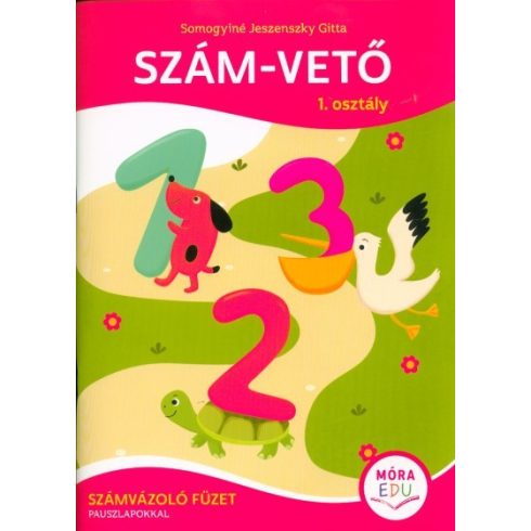 Szám-vető 1. osztály számvázoló füzet pauszlapokkal