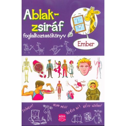 Ablak-zsiráf foglalkoztatókönyv - Ember