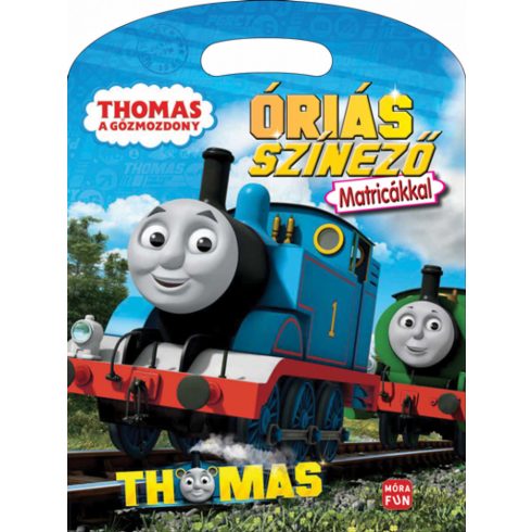 : Thomas, a gőzmozdony - Óriás színező matricákkal