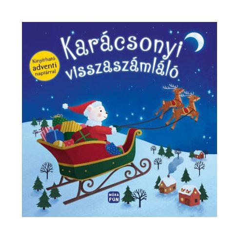 Karácsonyi visszaszámláló - Kinyitható adventi naptárral!