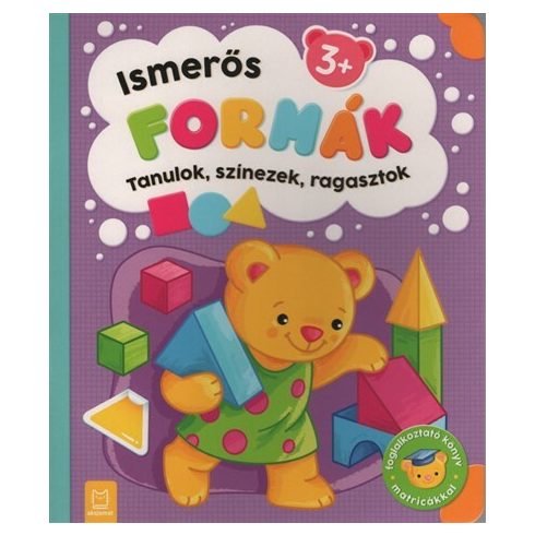 Foglalkoztató: Ismerős formák - Tanulok, színezek, ragasztok