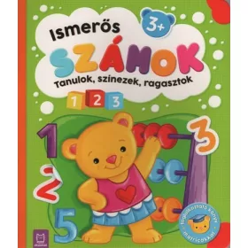   Foglalkoztató: Ismerős számok - Tanulok, színezek, ragasztok