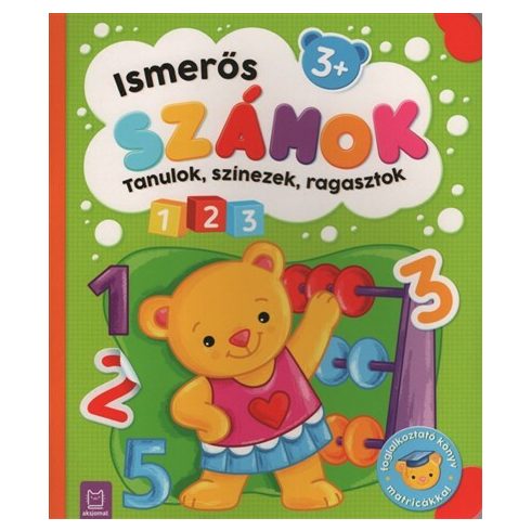 Foglalkoztató: Ismerős számok - Tanulok, színezek, ragasztok