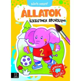   Joanna Myjak: Bűvös Kifestő - Állatok szeretnek sportolni