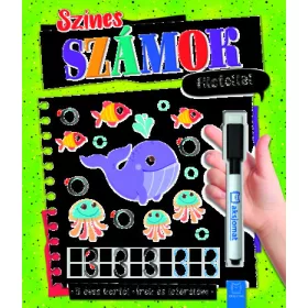   Agata Kaczynska: Színes számok filctollal - Írok és letörlöm 5+