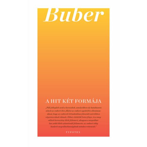 Martin Buber: A hit két formája