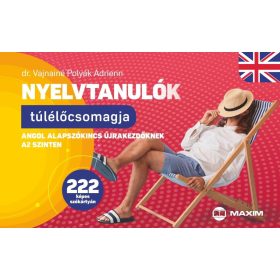   Dr. Vajnainé Polyák Adrienn: Nyelvtanulók túlélőcsomagja - Angol alapszókincs újrakezdőknek A2 szinten 222 képes szókártyán