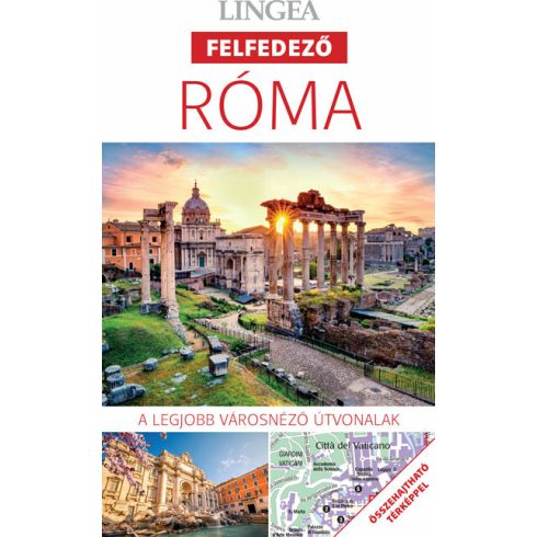 Utikönyv és térkép: Róma - Lingea felfedező - A legjobb városnéző útvonalak összehajtható térképpel (új kiadás)