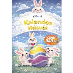 Kalandos húsvét - kifestő §H
