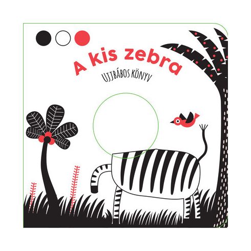 A kis zebra - Ujjbábos könyv