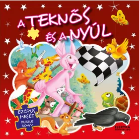   Puzzle-Könyv: A teknős és a nyúl - Ezópus meséi puzzlekönyv