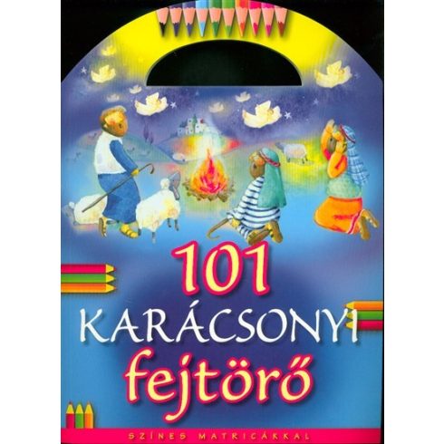 Foglalkoztató: 101 karácsonyi fejtörő - Színes matricákkal §k