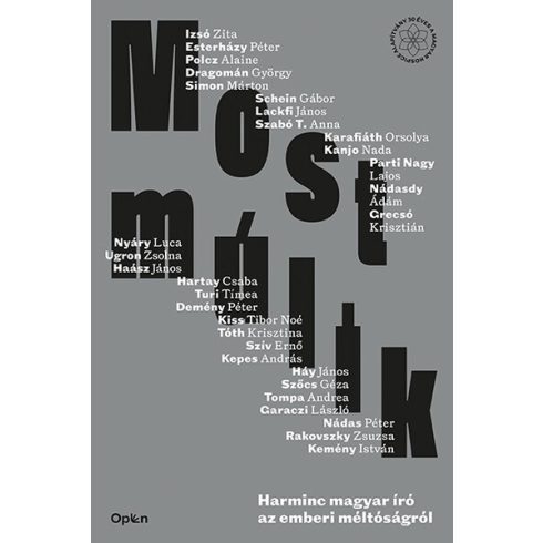 Most múlik - Harminc magyar író az emberi méltóságról (Sérült,szépséghibás)