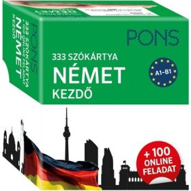   Szókártya: PONS 333 szókártya Német kezdő + 100 online feladat - Kezdő és újrakezdő nyelvtanulóknak