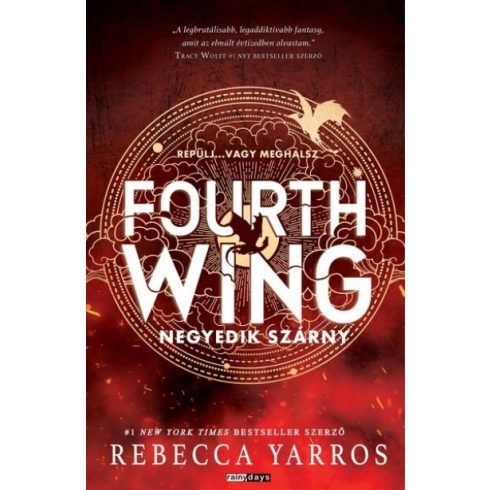 Előrendelhető: Rebecca Yarros: Fourth Wing (Special Edition) - Negyedik szárny - Éldekorált