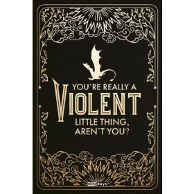   Előrendelhető: Rebecca Yarros: Official Fourth Wing Journal - Violent Little Thing Edition (vonalazott oldalakkal)
