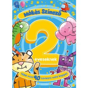 Foglalkoztató: Mókás színező 2 éveseknek