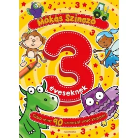 Foglalkoztató: Mókás színező 3 éveseknek