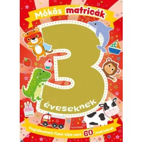 Foglalkoztató: Mókás matricák 3 éveseknek