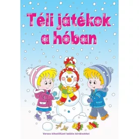   Téli játékok a hóban - Verses kifestőfüzet találós kérdésekkel