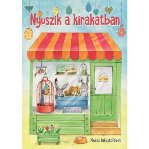 Nyuszik a kirakatban - Mesés kifestőfüzet