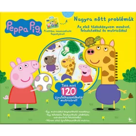   Peppa malacNagyra nőtt problémák - Táskakönyv - Az első táskakönyvem mesével, feladatokkal és matricákkal