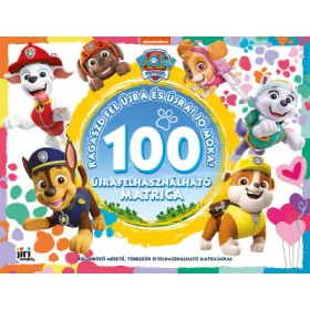   Ragaszd fel újra és újra! - Mancs őrjárat - 100 újrafelhasználható matrica