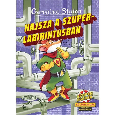 Geronimo Stilton: Hajsza a szuperlabirintusban - Különkiadás - több mint 50 rejtvénnyel!