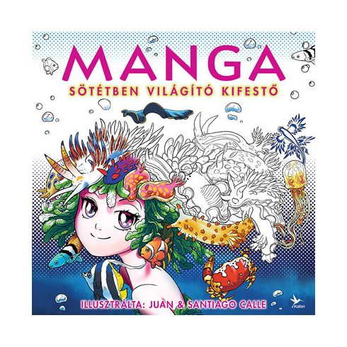 Manga - Sötétben világító kifestő