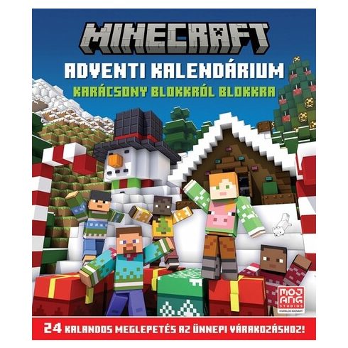 Előrendelhető: Minecraft: Minecraft - Adventi kalendárium - Karácsony blokkról blokkra §K