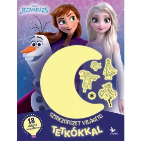 Disney: Színezőfüzet világító tetkókkal - Jégvarázs