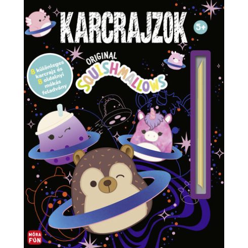 Előrendelhető: Squishmallows - Karcrajzok - 8 különleges karcrajz és 8 oldalnyi mókás feladvány