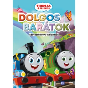   Foglalkoztató: Dolgos barátok - Thomas + Friends - Színezőkönyv a legkisebbeknek