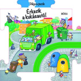 Puzzle és pálya - Érkezik a kukásautó