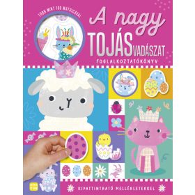   Foglalkoztató: A nagy tojásvadászat - foglalkoztatókönyv több mint 100 matricával §H