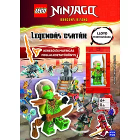   LEGO: Lego Ninjago: Legendás csaták - Kereső- és matricás foglalkoztatókönyv