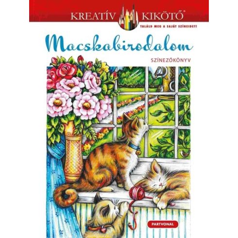 Teresa Goodridge: Macskabirodalom - Színezőkönyv - Kreatív kikötő