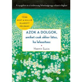   Haemin Sunim: Azok a dolgok, amiket csak akkor látsz, ha lelassítasz - A nyugalom és a tudatosság lehetősége egy rohanó világban (új kiadás)