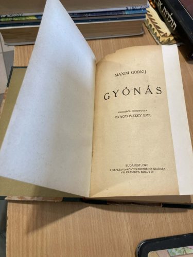 Maxim Gorkij: Gyónás (antikvár)