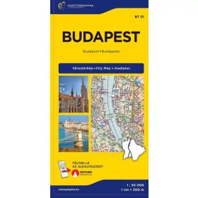   Térkép: Budapest térkép 2026 - Keményborítós (új kiadás)