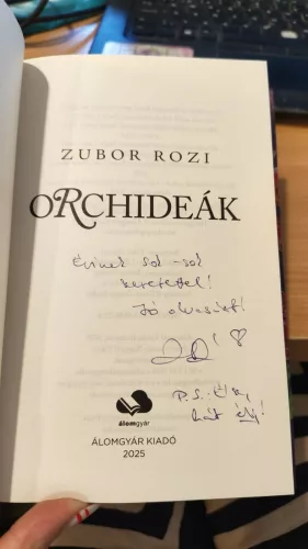 Zubor Rozi: Orchideák (névreszólóan dedikált)