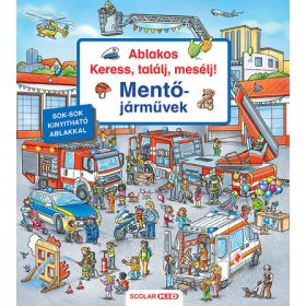   Susanne Gernhauser: Ablakos Keress, találj, mesélj! - Mentőjárművek