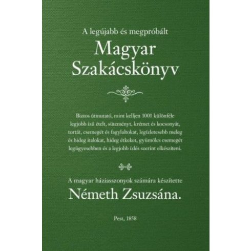 Németh Zsuzsána: Magyar szakácskönyv